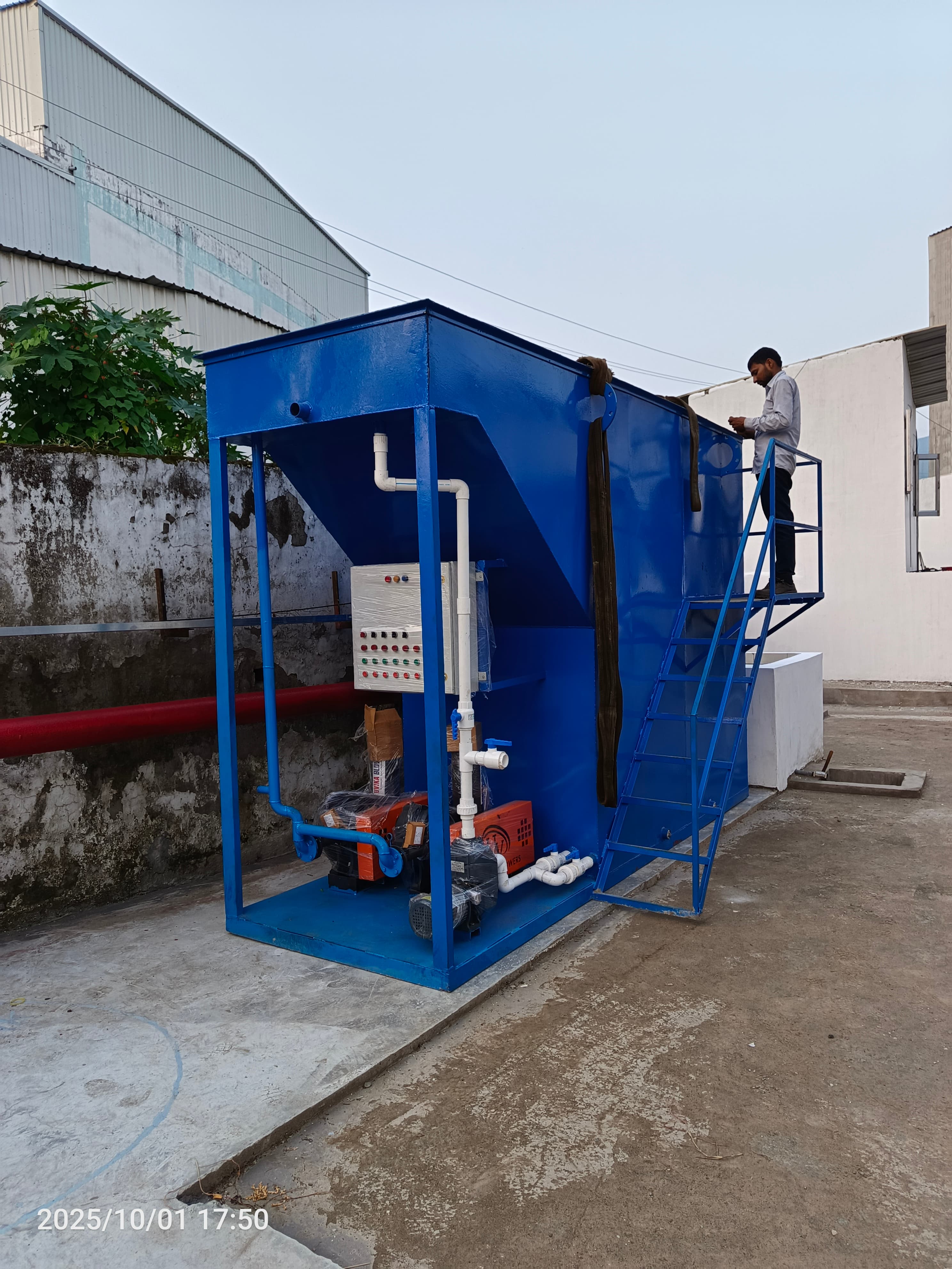 Installation of a 10 KLD STP Plant with MBBR Technology in Baddi